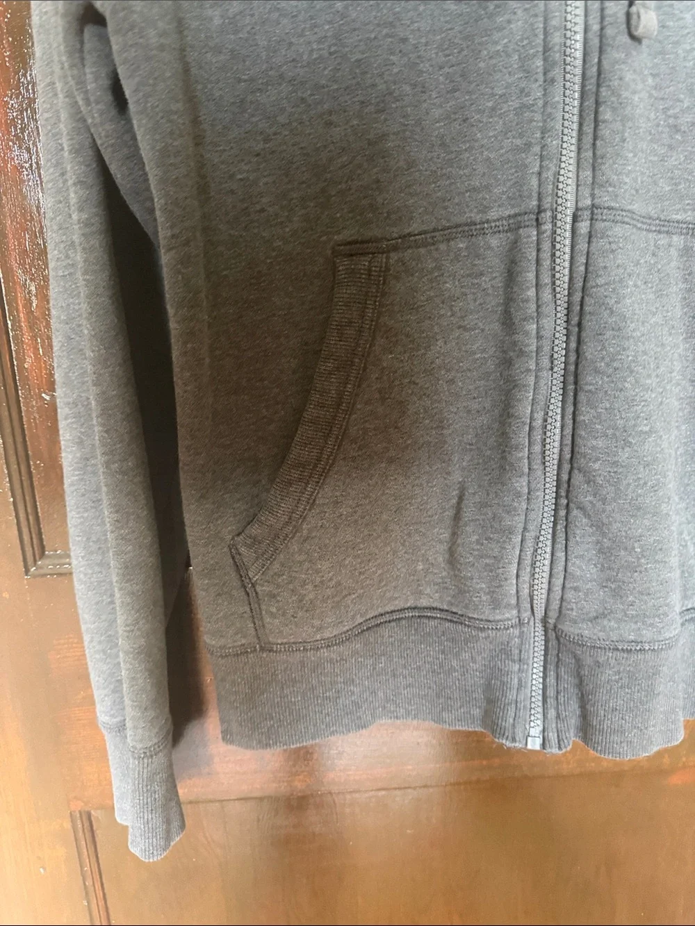 Champion Men's Heather Gray Full-Zip Hoodie